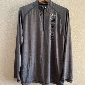 Notre Dame Fighting Irish Russell Athletic 1/4 Zip Pullover Shirt Medium